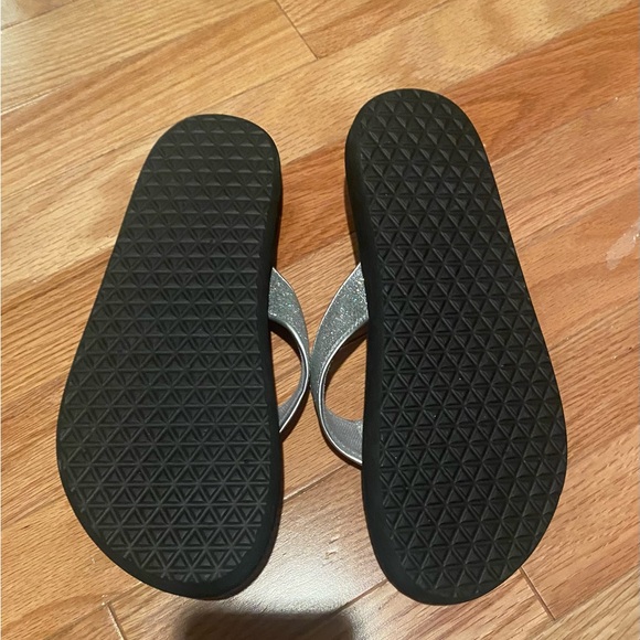 Teva Silver and Black Sandals with Glittery Straps - Picture 3 of 3